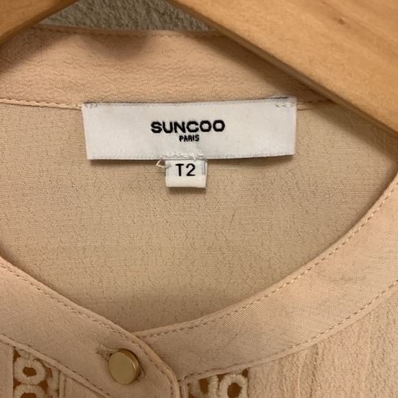 💕 Pretty SUNCOO PARIS blush blouse - Picture 2 of 8